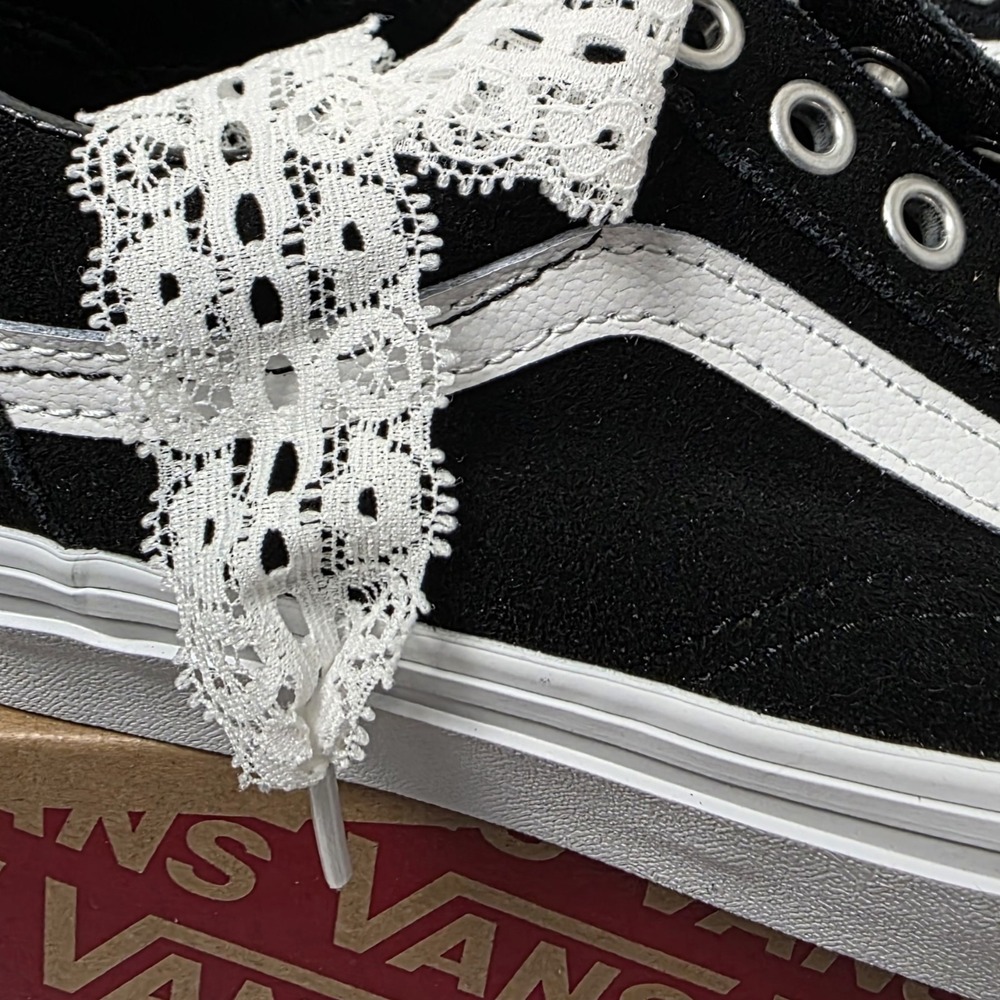 NEW Vans Old Skool Pop Lace  Black- Men's Size 3.5, Women's Size 5 ‎ #999 - Picture 9 of 10
